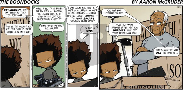 The Boondocks on Sunday October 8, 2006 Comic Strip