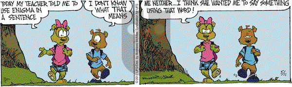 The Grizzwells on Thursday May 11, 2017 Comic Strip