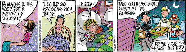 Rose is Rose on Thursday August 13, 2015 Comic Strip