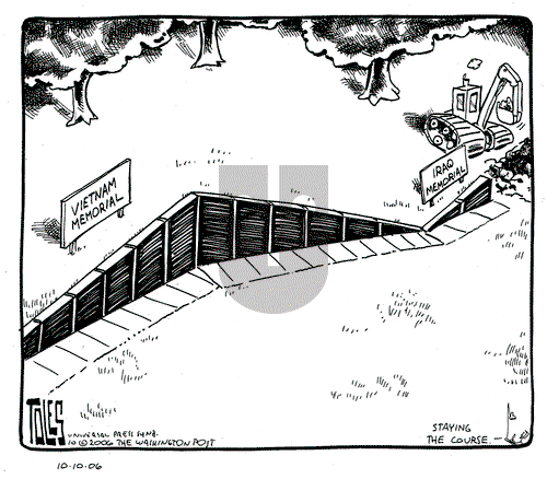 Tom Toles on Tuesday October 10, 2006 Comic Strip
