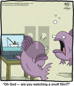 In the Bleachers on Monday April 2, 2018 Comic Strip