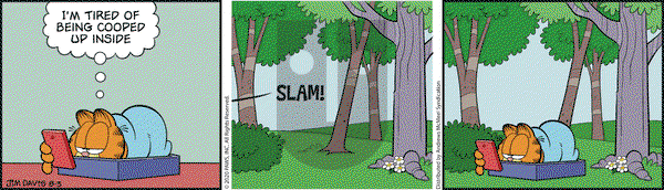 Garfield on Monday August 3, 2020 Comic Strip