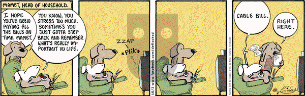 DeFlocked on Tuesday October 2, 2012 Comic Strip