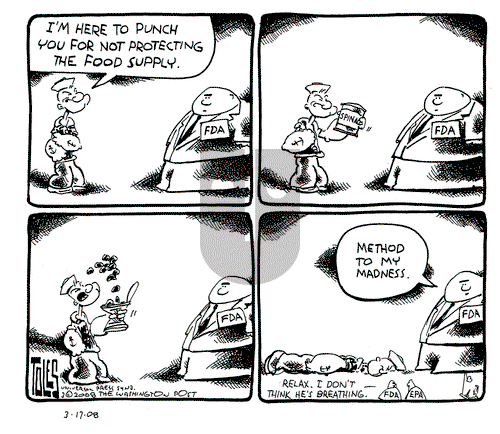 Tom Toles on Monday March 17, 2008 Comic Strip