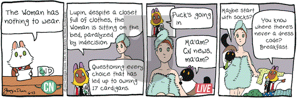 Breaking Cat News on Tuesday June 13, 2017 Comic Strip