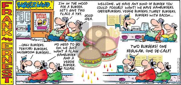 Frank and Ernest on Sunday February 8, 2009 Comic Strip