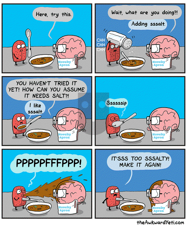 The Awkward Yeti on Friday April 14, 2017 Comic Strip