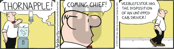 The Born Loser on Wednesday October 9, 2013 Comic Strip