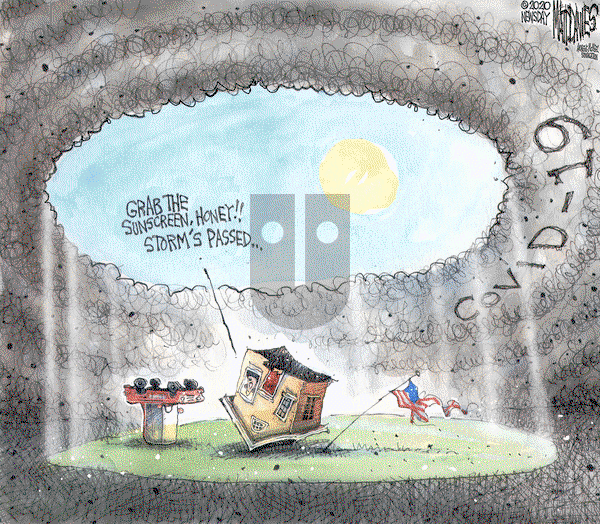 Matt Davies on Wednesday July 8, 2020 Comic Strip