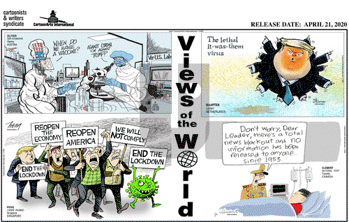 Views of the World on Thursday April 23, 2020 Comic Strip