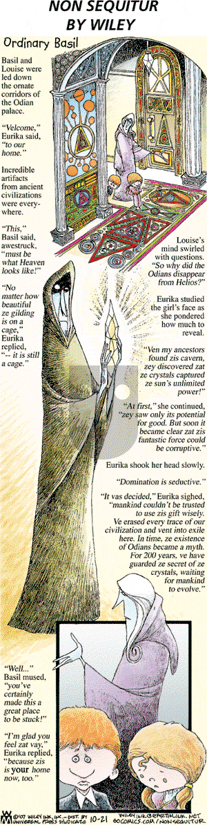 Non Sequitur on Sunday October 21, 2007 Comic Strip