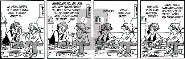 Doonesbury on Monday October 19, 1981 Comic Strip