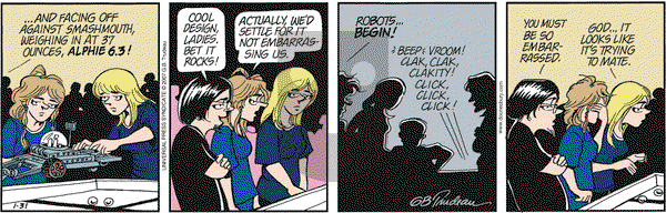 Doonesbury on Wednesday January 31, 2007 Comic Strip