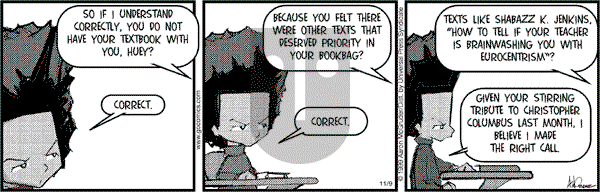 The Boondocks on Thursday June 12, 2014 Comic Strip