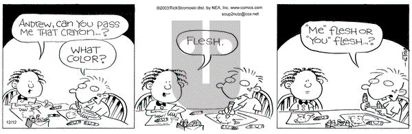 Soup to Nutz - Old on Friday December 12, 2003 Comic Strip