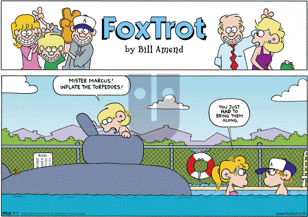 FoxTrot on Sunday July 9, 2006 Comic Strip