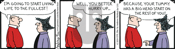 The Born Loser - Thursday February 22, 2024 Comic Strip