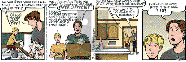 For Better or For Worse on Monday July 16, 2007 Comic Strip