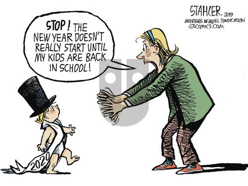 Jeff Stahler on Sunday December 29, 2019 Comic Strip
