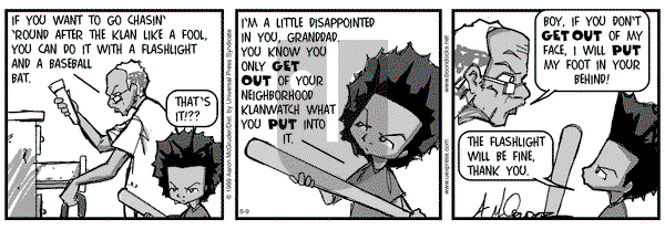 The Boondocks on Sunday July 25, 1999 Comic Strip