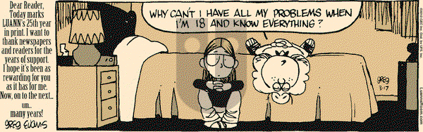 Luann on Wednesday March 17, 2010 Comic Strip