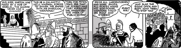 Alley Oop on Friday November 21, 1997 Comic Strip