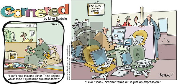 Cornered on Sunday March 2, 2014 Comic Strip
