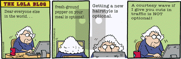 Lola on Friday May 11, 2018 Comic Strip