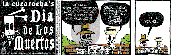 La Cucaracha on Tuesday October 31, 2017 Comic Strip