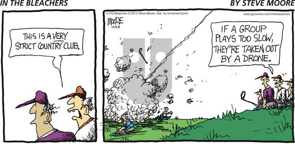 In the Bleachers on Sunday December 23, 2012 Comic Strip