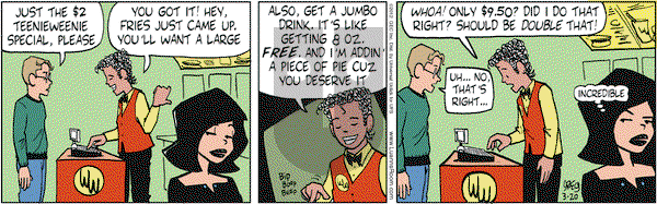 Luann on Tuesday March 20, 2012 Comic Strip