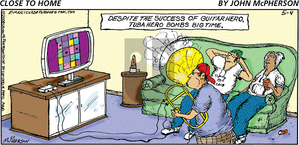 Close to Home on Sunday May 4, 2008 Comic Strip