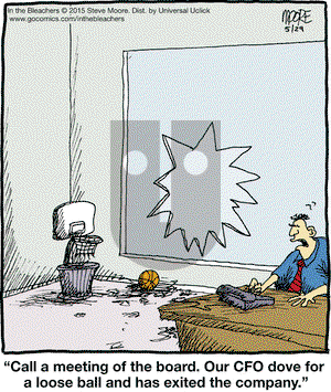 In the Bleachers on Friday May 29, 2015 Comic Strip