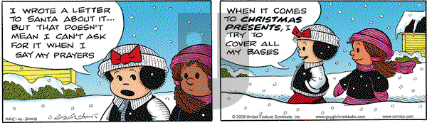 Nancy on Wednesday December 10, 2008 Comic Strip