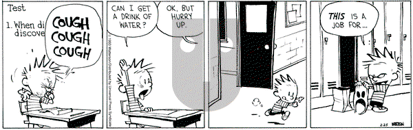Calvin and Hobbes on Thursday February 25, 1993 Comic Strip