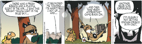 Over the Hedge on Monday April 20, 2009 Comic Strip