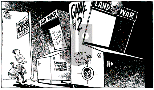 Pat Oliphant on Thursday February 7, 1991 Comic Strip
