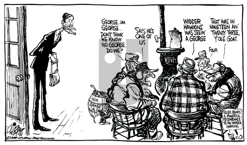 Pat Oliphant - Wednesday February 10, 1988 Comic Strip