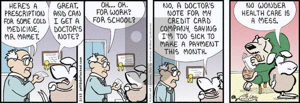 DeFlocked on Thursday February 13, 2020 Comic Strip