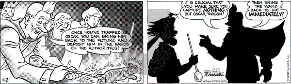 Alley Oop on Saturday April 21, 2007 Comic Strip