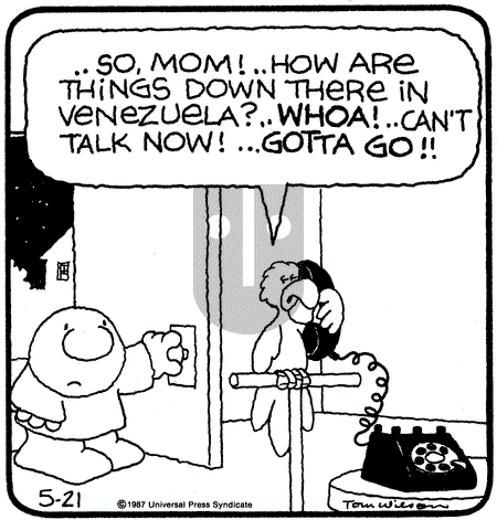 Ziggy - Thursday May 21, 1987 Comic Strip