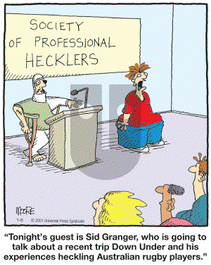In the Bleachers - Tuesday January 6, 2009 Comic Strip