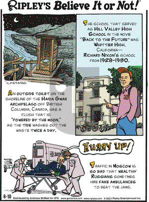 Ripley's Believe It or Not - Saturday June 10, 2023 Comic Strip