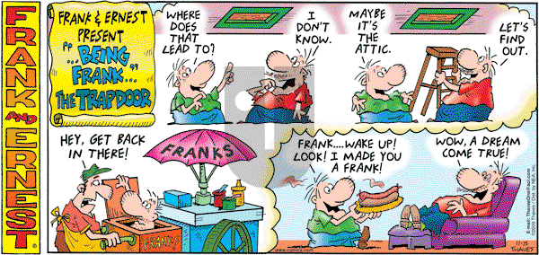 Frank and Ernest on Sunday November 15, 2009 Comic Strip