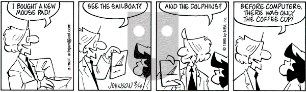 Arlo and Janis on Tuesday March 14, 1995 Comic Strip