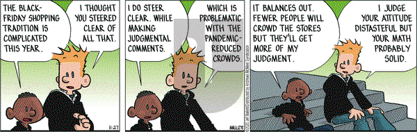 Frazz on Friday November 27, 2020 Comic Strip