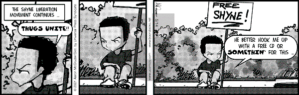 The Boondocks on Monday December 15, 2008 Comic Strip
