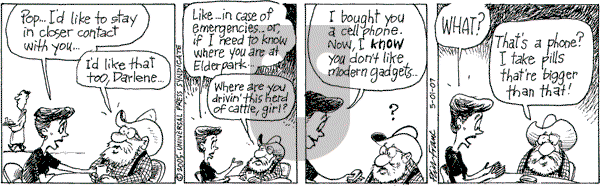 The Elderberries on Tuesday May 1, 2007 Comic Strip