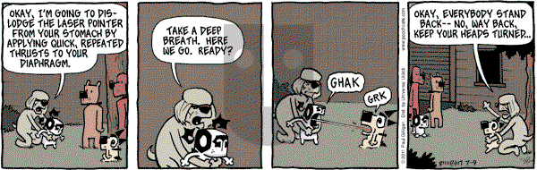 Pooch Cafe on Saturday July 9, 2011 Comic Strip