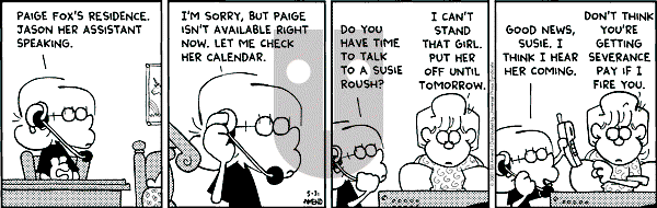 FoxTrot - Thursday May 31, 2001 Comic Strip